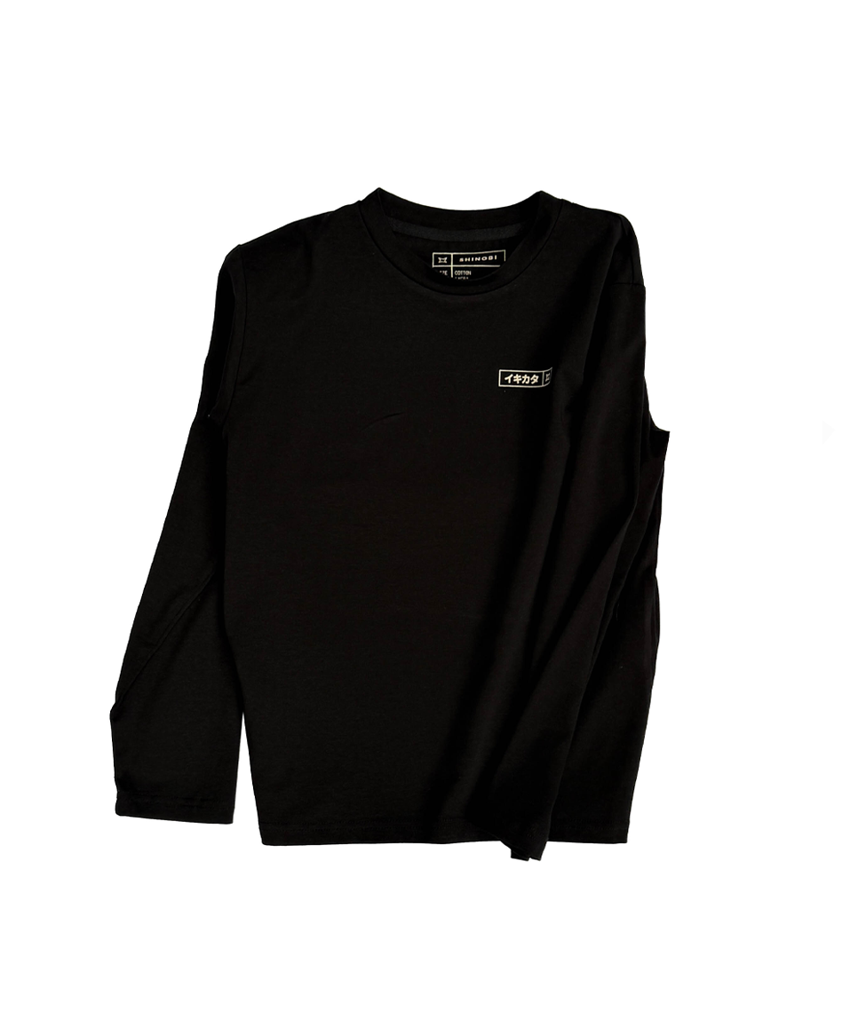 MINI LONG SLEEVE TEE 26 - BLACK
